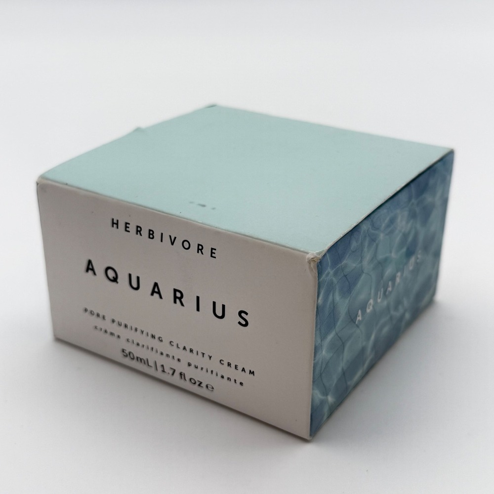 Herbivore Aquarius Pore Purifying Clarity Cream Blue Tansy BHA Moisturizer 50mL - Picture 12 of 16